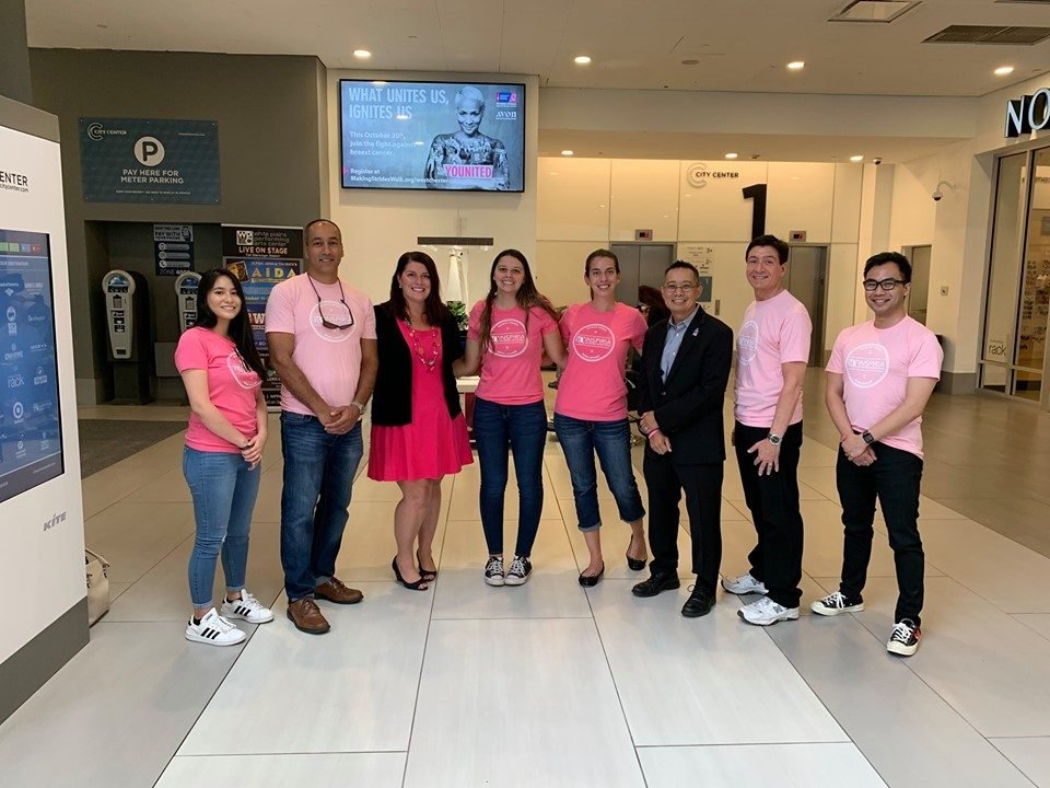 Inspiria Outdoor Goes Pink For Breast Cancer Awareness Month!
