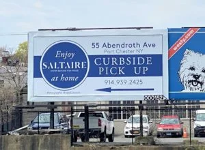 Saltair Curbside Pickup Poster Advertising